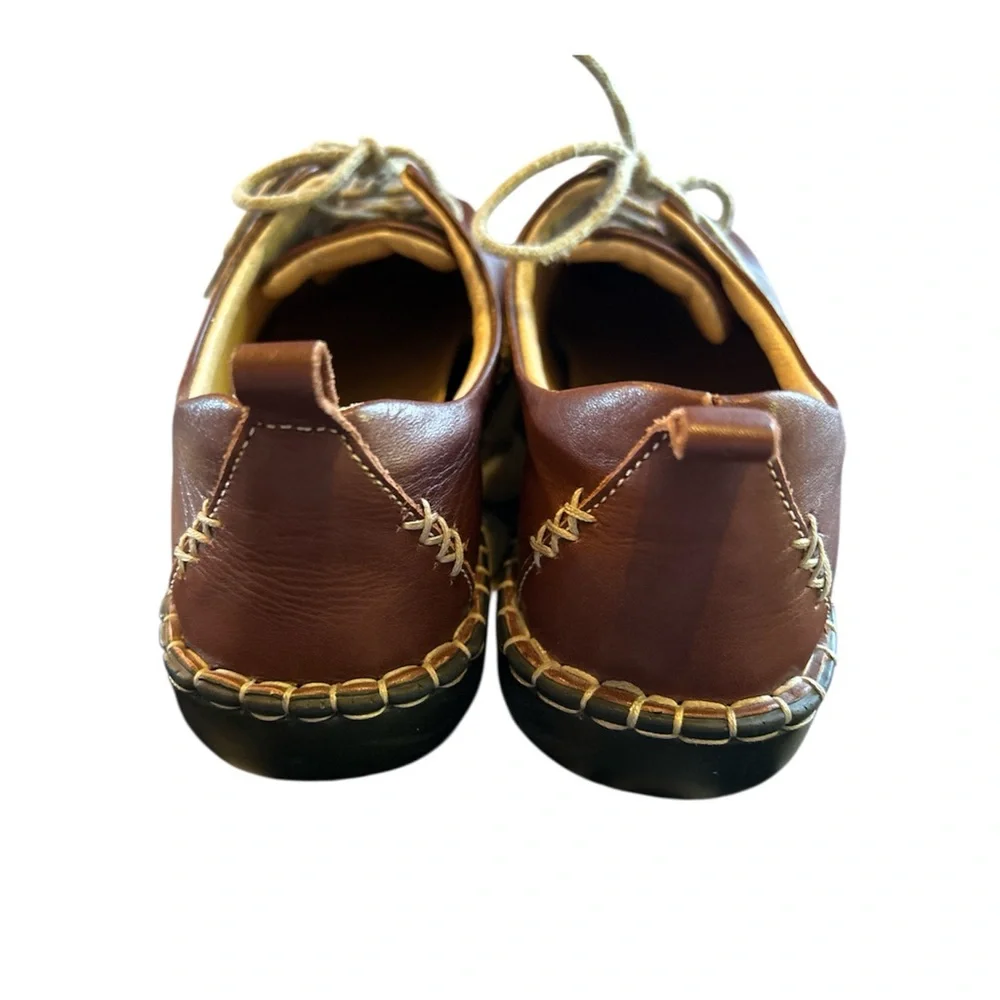 Josef Seibel Brown Leather Oxford Shoes Women's Size‎ 37 / US 6.5–7 Comfort - Picture 3 of 9